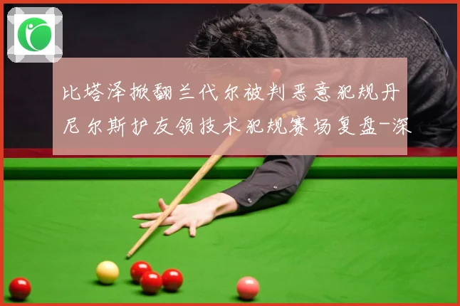 比塔泽掀翻兰代尔被判恶意犯规丹尼尔斯护友领技术犯规赛场复盘-深度解析
